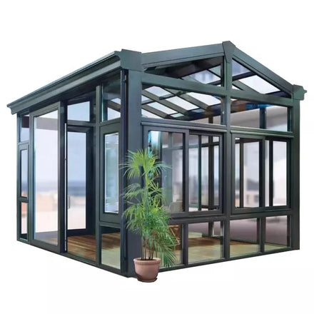 Thermal Break Aluminum Low-E Tempered Glass Winter Garden Waterproof Sunroom for Solarium