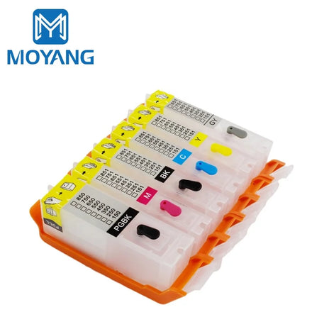 MoYang Refillable Ink Cartridge Compatible for CANON PGI750 CLI751 750/751 PIXMA MG7170 IP8770 Printer Refill with ARC Chip