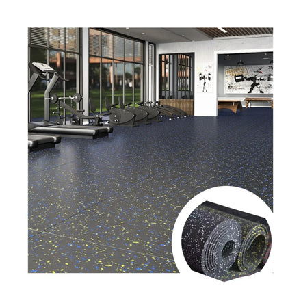 High Density Playground Sports Use 3mm Thickness Gym Rubber Flooring Rolls Epdm Gym Mats