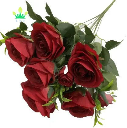 Simulation Sophie Rose Hand Bouquet Wedding Background Wall Decoration Feel Roses