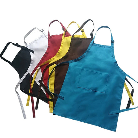 New Colorful Sublimation Polyester Kid Aprons Blanks for Drawing/Cooking/Art Work Use