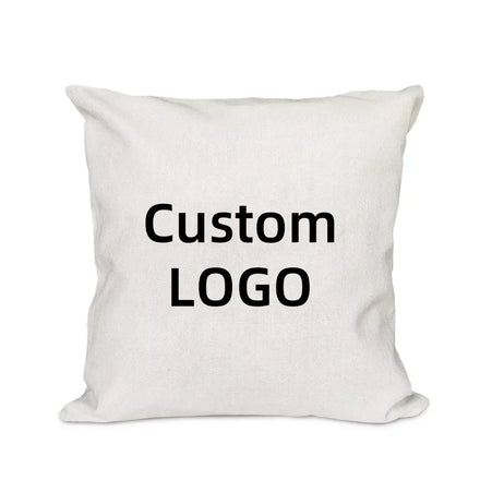 Custom Pillow Case Christmas Decoration Supplies Cotton Linen Cushion Cover Decorative Home Sofa