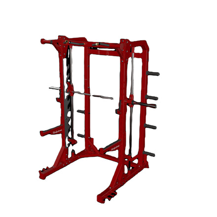 New Unisex Power Cage Trainer Heavy-Duty Commercial Use Metal Gym Fitness Exercise Equipment Squat Rack Smith Machine