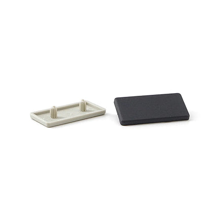 China Manufacturer 4076 25*50 Aluminum Profile Plastic Part From Dust in Nylon Plastic Abs End Covers 20 25 30 40 45 50 2550