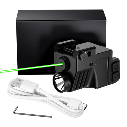 Hunting Accessories 500 Lumen 10x Strobe Light Lamp Nylon Glass Optical Lenses 520 nm Green Laser Sight Red Dot Laser Scope