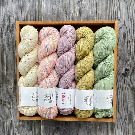 Supersoft 100% Merino Wool Yarn 100g Spattering Dye Hand Knitting Sweater Colorful Merino Yarn