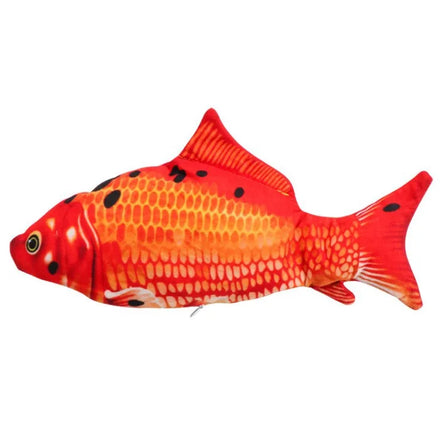 Cat Motion-activated Toys USB Rechargeable Interactive Jump Dancing Electric Moving Fish Cat Toy Fish Cat Toy