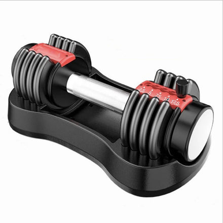 Unisex Adjustable Cast Iron Dumbbell Set 12.5lbs Low Weight Free Weights Easy to Use Yoou Black/Gray
