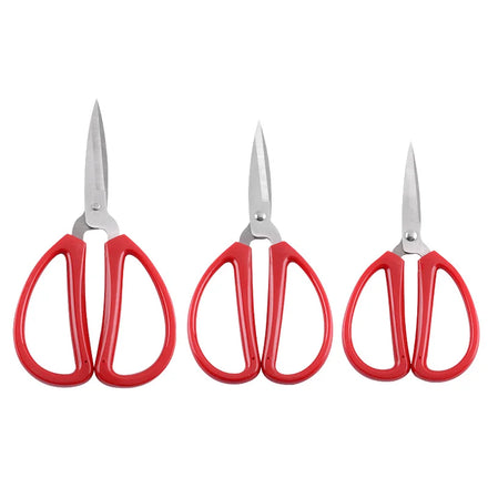 Factory Wholesale Stainless Steel Scissors Household Traditional Tailor Shears Red PP Handle Chinese Scissors