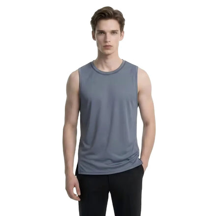A91 Men's Lightweight Breathable Quick Dry Tank Tops & Undershirts Spandex/Polyester O-Neck Casual Fitness Wrestling Singlets