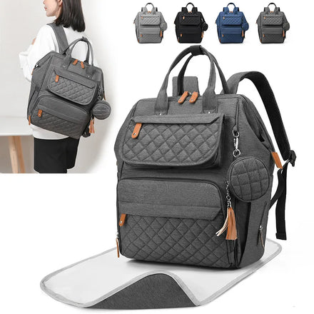 Hotsale Multifunction Baby Diaper Bag Water Repellent Oxford Nappy Changing Backpack for Mom Mommy and Stroller Handbag