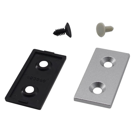 china manufacturer 4194 3060 silver and black aluminum end covers strong covers for aluminum extrusion 30*60 3060mm 3060 4080