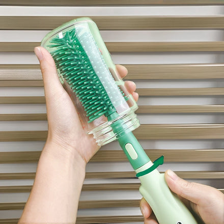 Portable 360 Degree Silicone Baby Feeding Bottle Nipple Cleaner Baby Bottle Cleaner Brushes Silicone Bottle Brush