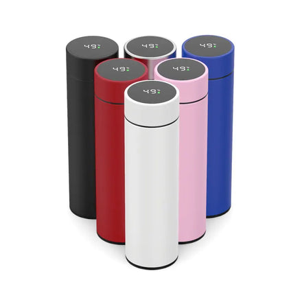 500ml Vasos Double Wall Vacuum Insulated Thermal Flask Termo De Agua Smart Luxury Water Bottles Thermos Intelligent Garrafas