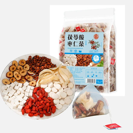 TZ006 Bulk Chinese Natural Fresh Raw Health Tea Mixed Herb Poria Cocos Sleep Aid Bagged Tea