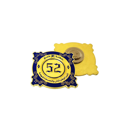 2022 Oman 52 National Day Gifts Official Logo Badge Pin Oman National Day Badges in Stocks