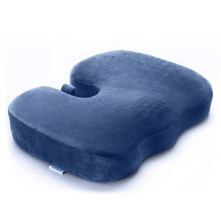 Comfortable U-Shaped Memory Foam Cushion for Office Car Travel Tailbone Pain Relief and Pressure Reduction Seat Pad