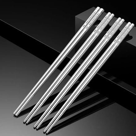 Unique Fish Pattern Custom Chopsticks Stainless Steel Utensils Gift Kids Chopsticks with Logo Japanese Sushi Chopsticks Metal