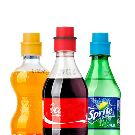 Soda Saver Lids Bottle Top Carbonated Keeper Cola Cork Stopper Soda Pressure Caps Inflatable Soda Sealer Fizzy Drink