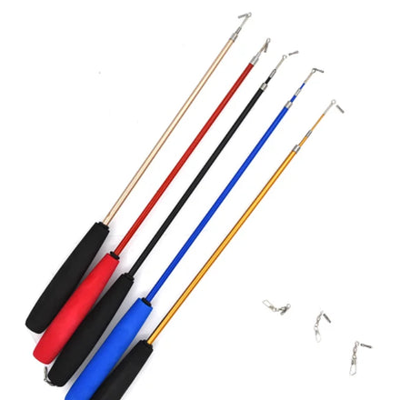Eco-Friendly Kitten Catcher Stick Rod Three-Section Telescopic Retractable Cat Toy Funny Cat Teaser Wand Made EVA Modern