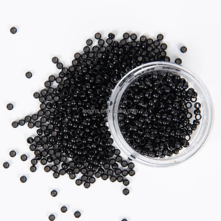 Leeons Nano Micro Copper Rings Bead Link 2.5x1.5x2.0mm 1000pcs/bottle for Human Hair Extensions
