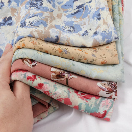 New Arrival 8 Colors Malaysia Women Muslim Scarf Turban Large Size Shawl Printed Floral Chiffon Hijab 116*116cm