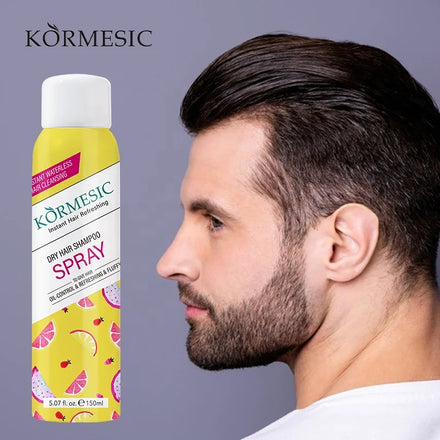 Private Label OEM &ODM KORMESIC Natural Hair Dry Shampoo Spray OIL-CONTROL Required Revitalize Dull Lifeless Hair