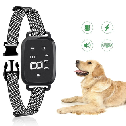 Dog Training Tools Remote Ultrasonic Waterproof Anti-bark Dog Trainer Dog Training Collar Barking Control Devices