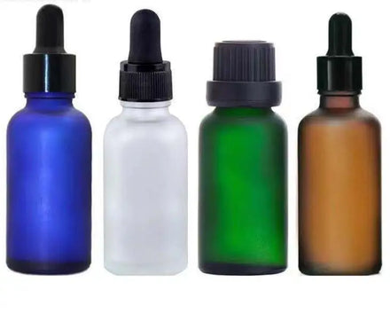 Luxury Essential Oil Packaging 5ml 10ml 15ml 30ml 50ml 100ml Cosmetic Eye Matte Black Serum Glass Dropper Bottle