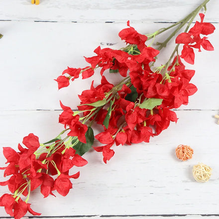 Cross Border Hot Sale Artificial Bougainvillea Silk Flower for Home Decorative Flowers