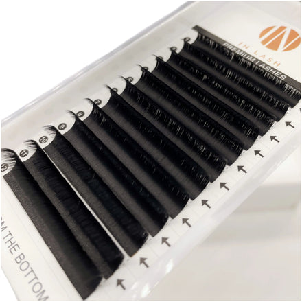 Custom logo Premium Synthetic Mink Hair Eyelash Extension Supplies Flat Lash Trays