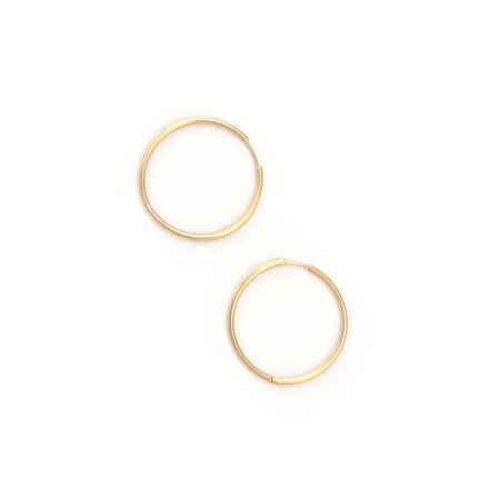 Fenny Waterproof Versatile Simple Circle Hoop Basic Earring Trend for Women Fast Delivary Wholesale Stainless Steel Ladies Jewel
