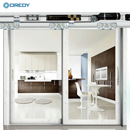 OUTUS 200kg Store Entrance Automatic Door Electric Motor System Automatic Sliding Door Machine with Sensor