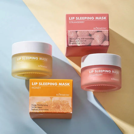 KORMESIC Private Labeling Vegan Organic Custom Collagen Night Repairing Moisturizing Lip Sleeping Mask
