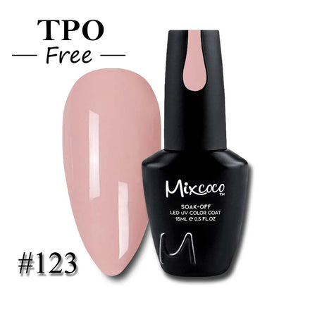 Mixcoco New Nail Product 2026 Soak Off Gel Polish Nail Supplier 15ml UV Gel UV Nail Gel Polish Bottle Set Salon Supplies