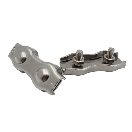 Rigging Hardware Wire Rope Clamp Clip Stainless Steel Duplex Wire Rope Clip