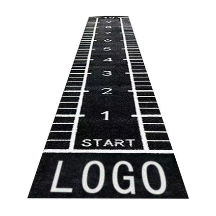 Personalized 15mm PP Material Black Gym Turf Customized Logo Design Sports Sled with Artificial Grass