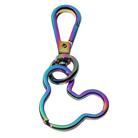 Wholesale Swivel Self-locking Hooks Rainbow Plated Handbag Hardware Metal Decorative Keychain Snap Clasps for Luggage