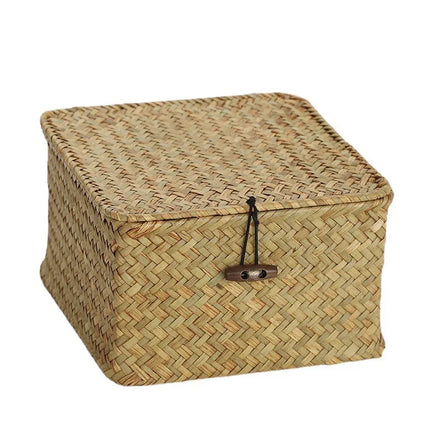 Handmade Bamboo Storage Box Wedding Gift Box Ins Style Wedding Bamboo Woven Gift Box