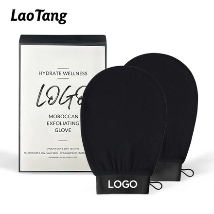 Skin Massage Peeling Glove 100% Viscose Exfoliating Towel Body Brush Women's Natural Kessa Moroccan Glove Exfoli Mitt
