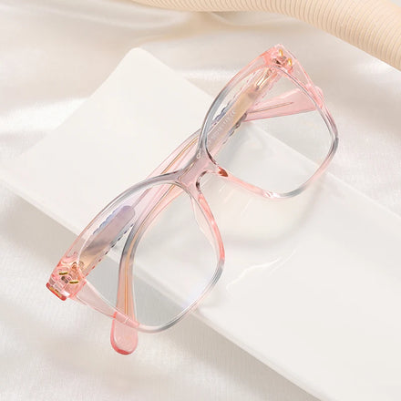 TR Plug-in Frame 82044 New Style Cat-Eye Frame Glasses Two-color Frame Fashionable Anti-Blue Light Computer Glasses 2026