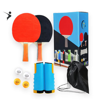 Cheap 2023 Hot Sale Table Tennis Racket Retractable Net Set Indoor and Outdoor Interactive Games Welcome Customs Ping Pong Bat