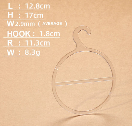 Latest Design Frost Semitransparent Transparent Supermarket Scarf Display Hook Plastic Strong Scarf Towel Display Hook