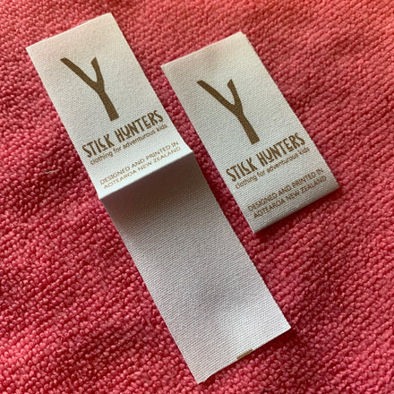 Snow White Organic Bleached Cotton Labell\Lead Free Washing Care Bleach White Cotton Tag