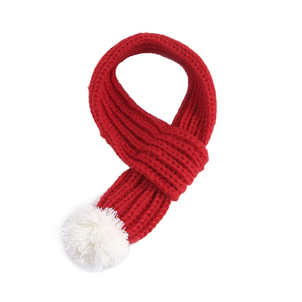 2022 Fashion Set Christmas Pet Warm Suit Dog Hat Pet Scarf Dog Cope Cat Hat Accessories Wool Fleece Christmas Pet Scarf Hat Set