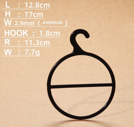 Square Round Tie Towel Plastic Hanger Hanging Scarf Hanger