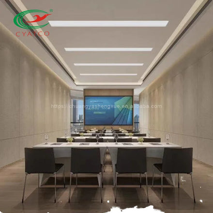 CYATCO Modern 100% PET Fireproof Ceiling Isolation Panels Sound Absorbing Felt Acoustic Board for Concert Hall Video Booth