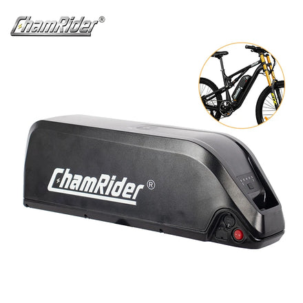 Chamrider Lithium Ion Baterai 48V Hailong Downtube Battery CE Certified with 40A BMS for Electric Bicycle Akku Ebike Battery