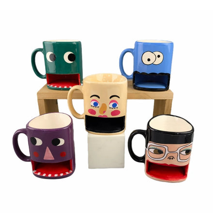 225ml/8oz Ceramic Coffee Mug with Customized Color & Logo Eco-Friendly Business Gift for Milk Tea and Cookies