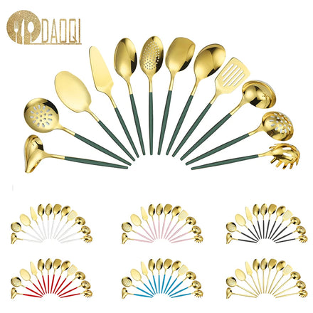 12Pcs Stainless Steel Kitchen Utensils Set Home and Kitchen Accessories for Cooking